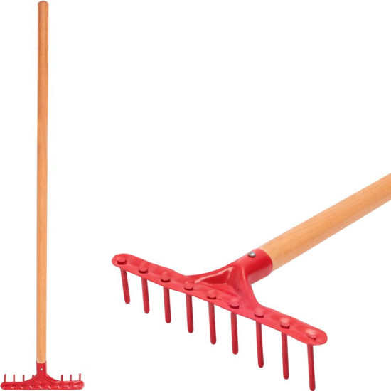 Грабли Strend Pro Herrison 9357, 9 зубьев, мини, с ручкой Грабли Strend Pro Herrison 9357, 9 зубьев, мини, с ручкой