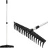 Грабли Strend Pro Premium S891-AL, 445х115 мм, 16 зубьев, телескопическая ручка ALU