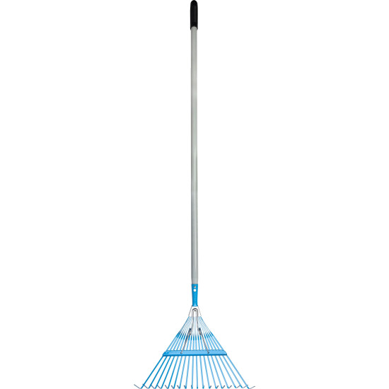 Lawn rake 18 teeth 156cm AQUACRAFT, steel handle Lawn rake 18 teeth 156cm AQUACRAFT, steel handle