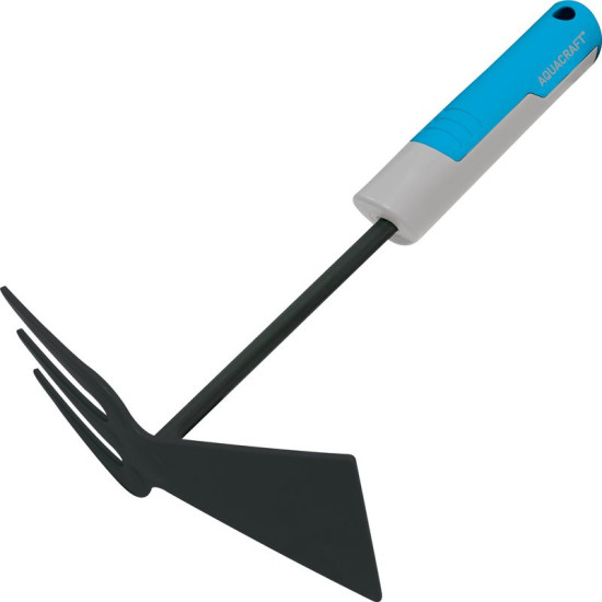 Double hoe 3 teeth 30cm AQUACRAFT, pvc ergonomic handel Double hoe 3 teeth 30cm AQUACRAFT, pvc ergonomic handel