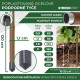 Taimetugi Aed 11/1200 mm, teras/plast, pruun Taimetugi Aed 11/1200 mm, teras/plast, pruun