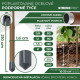 Plant stick Garden 16/2100 mm, steel/plastic, brown