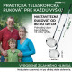 Puuviljakorjamise tööriist Strend Pro OD-50206 alumiiniumist käepidemega, teleskoop, 80-120 cm