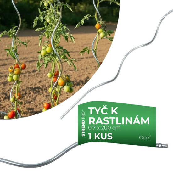 Stick GS1 2000/7,0 mm, spiral, Zn wire, for tomatoes