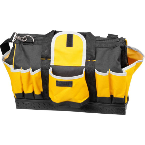 Bag Strend Pro, textile, for heavy tools, closable, max. 20 kg, 44x25x24 cm