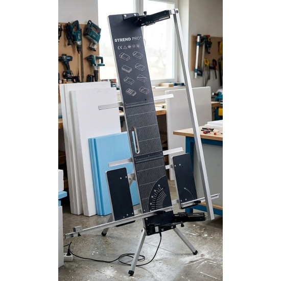 Cutter Strend Pro SDDR-140, 30–140 см, максимальный угол резки 90° для полистирола, 200 Вт, электрический, подставка