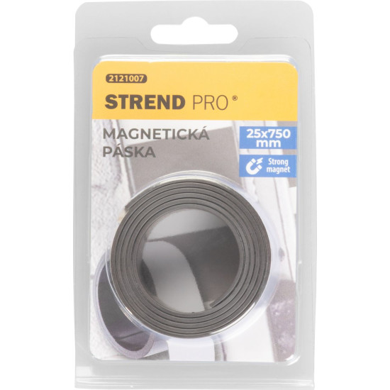 Лента Strend Pro, магнитная, для инструментов, клейкая, 25x750 мм