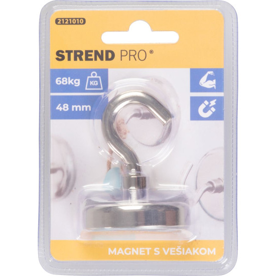 Magnet Strend Pro, extra strong, with hanger, 48 mm, max. 68 kg Magnet Strend Pro, extra strong, with hanger, 48 mm, max. 68 kg