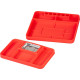 Screw container Strend Pro, magnetic, silicone, for car workshops, 272x240x25 mm