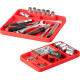 Screw container Strend Pro, magnetic, silicone, for car workshops, 272x240x25 mm