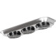 Strend Pro bowl, container, for screws, magnetic, rectangular, stainless steel, 160x360 mm Strend Pro bowl, container, for screws, magnetic, rectangular, stainless steel, 160x360 mm