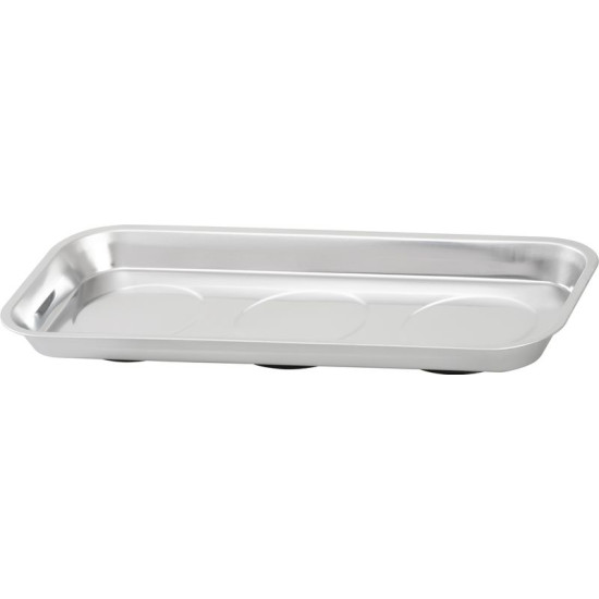 Strend Pro bowl, container, for screws, magnetic, rectangular, stainless steel, 160x360 mm Strend Pro bowl, container, for screws, magnetic, rectangular, stainless steel, 160x360 mm