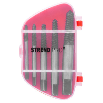 Extractor of broken screws 5pcs 3-19mm Strend Pro
