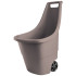 Trolley Keter® EASY GO 50 L, 51x56x84 cm, brown, for garden waste