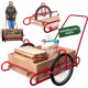 Trolley Optimus, wooden body, max 240kg Trolley Optimus, wooden body, max 240kg