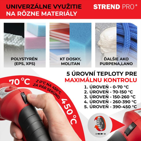 Cutter Strend Pro HK102, for polystyrene and EPS, 220W