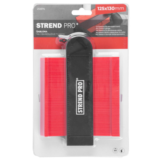 Joondusšabloon Strend Pro DG681, 125x130 mm, luku ja magnetiga Joondusšabloon Strend Pro DG681, 125x130 mm, luku ja magnetiga
