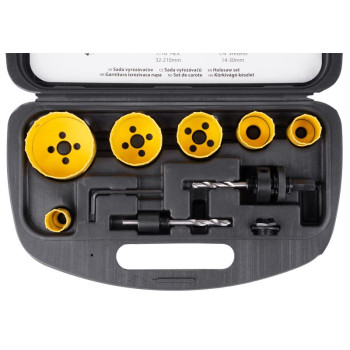 Holesaw set Bi-metal 9 pcs