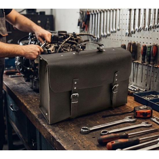 Leather tool bag Strend Pro (type for locksmiths), 40x26x10 cm Leather tool bag Strend Pro (type for locksmiths), 40x26x10 cm