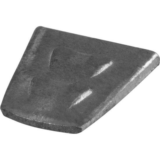 Forged wedge, iron, small, 18mm Forged wedge, iron, small, 18mm