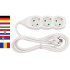 Pikenduskaabel Strend Pro DG-803B 5,00 m, 3 pistikupesa