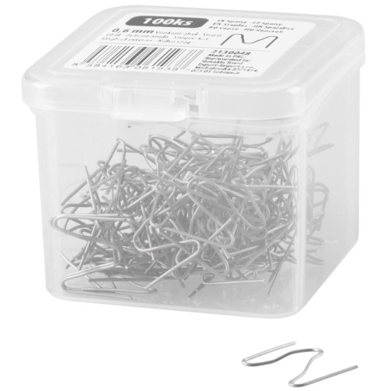 Clip Strend Pro, for plastic welding gun, external angle, 0.6 mm, pack. 100 pcs Clip Strend Pro, for plastic welding gun, external angle, 0.6 mm, pack. 100 pcs