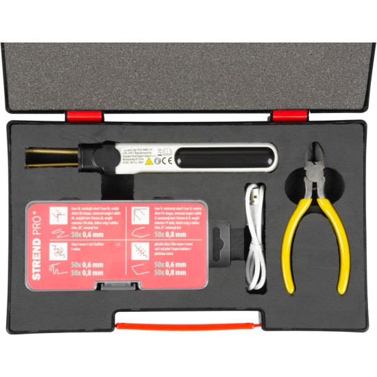 Pen Strend Pro, welding, for plastics, 2000 mAh, USB charging, with accessories Pen Strend Pro, welding, for plastics, 2000 mAh, USB charging, with accessories