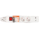 Cable Strend Pro LG-FB603K, L-1.4 m, extension, 3x socket + switch, USB Cable Strend Pro LG-FB603K, L-1.4 m, extension, 3x socket + switch, USB