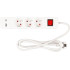 Cable Strend Pro LG-FB603K, L-1.4 m, extension, 3x socket + switch, USB