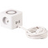 Strend Pro cable, extension, cube shape, USB-C + A, wireless charging, 1.4 m, Wireless
