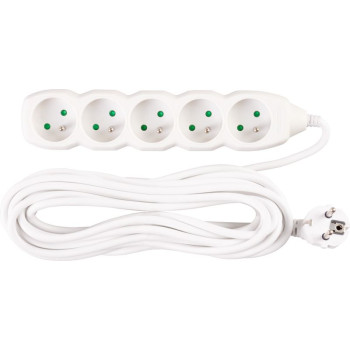 Pikenduskaabel DG-F805B 7 m 5 pistikupesa Pikenduskaabel DG-F805B 7 m 5 pistikupesa