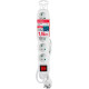 Удлинитель с выключателем DG-F805BK 1,5 м 5 розеток
