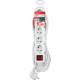 Удлинитель с выключателем DG-F805BK 10 м 5 розеток