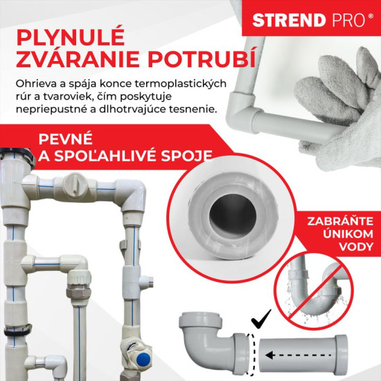Keevitusmasin Strend Pro PPR 63B, polüfusioon, 1500W, 20-63 mm, plasttorudele, 14 osa Keevitusmasin Strend Pro PPR 63B, polüfusioon, 1500W, 20-63 mm, plasttorudele, 14 osa