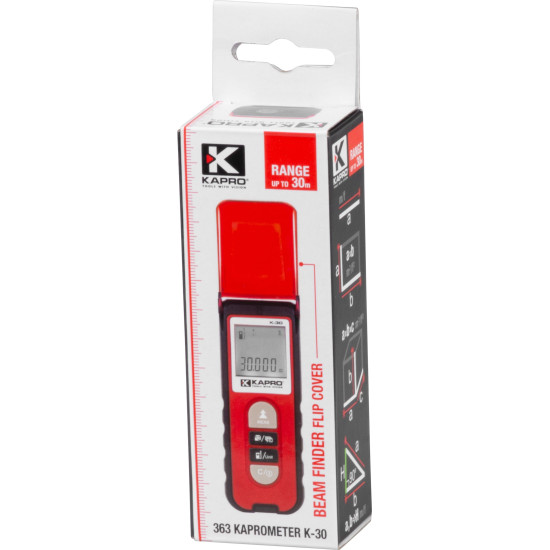 KAPRO® 363 K-30 käeshoitav laserkaugusmõõtur, Beamfinder™ KAPRO® 363 K-30 käeshoitav laserkaugusmõõtur, Beamfinder™