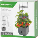 Цветочный горшок Strend Pro Herrison FP8018, с опорной башней, 250x250x1050 мм