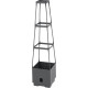 Цветочный горшок Strend Pro Herrison FP8018, с опорной башней, 250x250x1050 мм