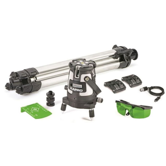 Laser KAPRO® 875GS Prolaser® Beamfinder ™, GreenBeam, in a case Laser KAPRO® 875GS Prolaser® Beamfinder ™, GreenBeam, in a case