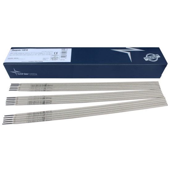 Elektrody Boehler Phoenix 120 K • 4,0x450 KG-6,3 K090 Elektrody Boehler Phoenix 120 K • 4,0x450 KG-6,3 K090