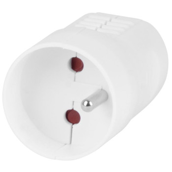Strend Pro pistikupesa, pikendusjuhtme jaoks, 250 V, IP20, 16 A, valge