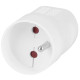 Розетка Strend Pro, для удлинителя, 250 В, IP20, 16А, белая