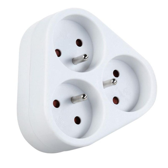 Jaotus Strend Pro, 230 V, IP20, max. 3680 W, 3x16A, valge Jaotus Strend Pro, 230 V, IP20, max. 3680 W, 3x16A, valge