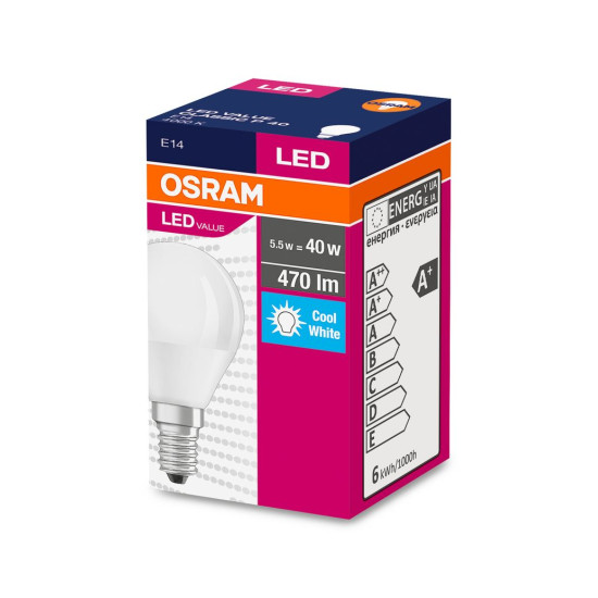 Лампа OSRAM® LED FR 040 (EAN7911) , 5,7 Вт/840 E14 4000K CLASSIC P Лампа OSRAM® LED FR 040 (EAN7911) , 5,7 Вт/840 E14 4000K CLASSIC P