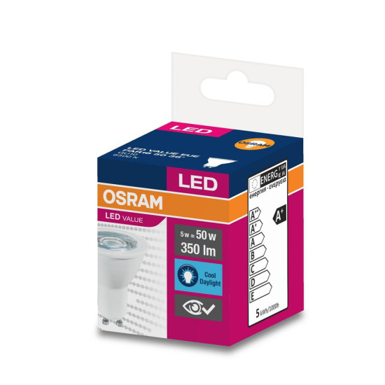 Pirn OSRAM® LED GU10 50 (ean8647) 36° 5W/6500K Väärtus PAR16 Pirn OSRAM® LED GU10 50 (ean8647) 36° 5W/6500K Väärtus PAR16