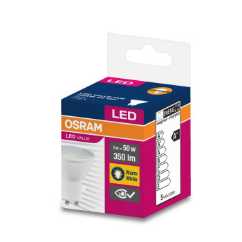 Lamp OSRAM® LED GU10 50 (EAN8678) 120° 5 W/2700K