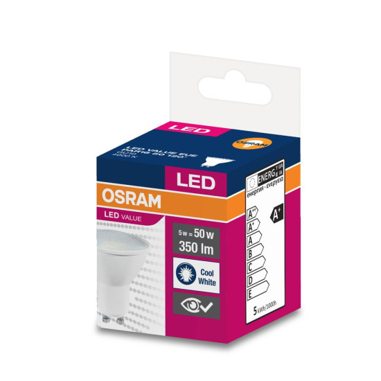 Lamp OSRAM® LED GU10 50 (ean8708) 120° 5 W/4000 K Lamp OSRAM® LED GU10 50 (ean8708) 120° 5 W/4000 K
