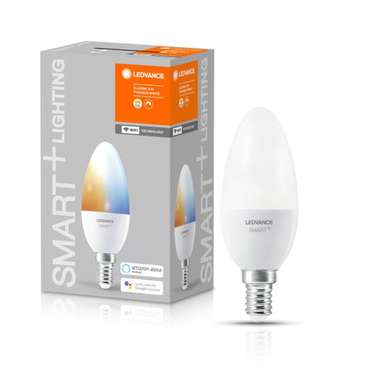 Лампа LEDVANCE® SMART+ WIFI 040 (EAN5556) dim, 5Вт, E14, 2700K-6500K, CLASSIC B