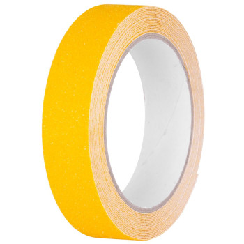 Strend Pro tape, adhesive, anti-slip, extra durable, yellow, 25 mm x 5 m