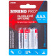 Батарейки Strend Pro, LR03, 4 шт, ААА, блистер Батарейки Strend Pro, LR03, 4 шт, ААА, блистер