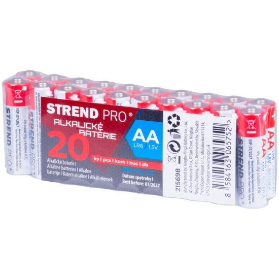 Battery Strend Pro, LR6, 20 pcs, AA